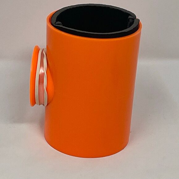 Chill-N-Reel Fishing Can Cooler Kit Hard Shell Drink Koozie Orange New Unsealed - Picture 11 of 12